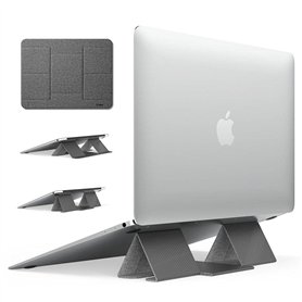 Ringke Folding Stand 2 Support Ordinateur Portable Pliable Plat Mince Léger Maniable Portable Porte Ventilé Laptop Stand Magnéti