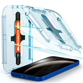 Spigen Glas.TR EZ Fit Verre Trempé Compatible avec iPhone 12