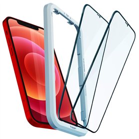Spigen AlignMaster Verre Trempé Compatible avec iPhone 12