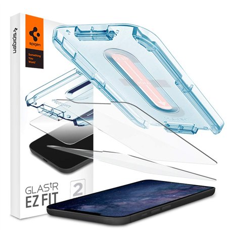 Spigen Glas.TR EZ Fit Verre Trempé Compatible avec iPhone 12 Mini