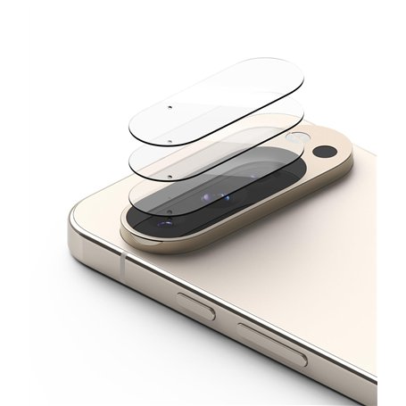 Ringke Protection Caméra Google Pixel 9 Pro Verre Trempé [3 Pack] 9H Dureté Camera Lens Protection Anti-Rayures Aucune Interfére