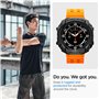 Spigen Rugged Armor Coque Compatible avec Samsung Galaxy Watch Ultra 47mm (2024) - Noir Mat