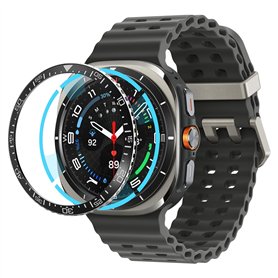 Spigen Bezel Tune Styling Bague de Lunette Compatible avec Samsung Galaxy Watch Ultra 47mm Lunette Anneau de Couverture adhésif