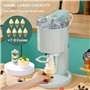 GAYAYAS Machine à crème glacée Commerciale for la Maison, Trémie Sorbetière Glace à l’Italienne Pré-Réfrigération 3 Saveurs Nett