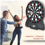 Ongoion Jeu de fléchettes électronique, 159 Types de Jeux avec Musique avec Son rappelant Les fléchettes pour Adultes, fenêtre d