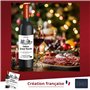NOZHAM X5 Étiquettes Bouteille de vin Annonce de Grossesse Originale Naissance Bébé Arrive - Grands Parents - Papy - Mamie - Ton