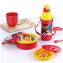 CELLO Tiffy Spiderman Coffret cadeau Boîte à déjeuner isotherme et gourde | Anti-fuite | Facile à nettoyer | Boîte à déjeuner de