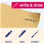 Étiquette Adhésif Imprimable pour Imprimantes, Imprimante Papier Autocollant Kraft, A4 Papier Adhésif, 25PCS A4 Étiquette Autoco