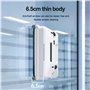 ANGDI Robot Lave-vitres électrique, Aspiration 3000 Pa, Robot Lave-vitres sans Fil avec télécommande et Corde de sécurité, pour 