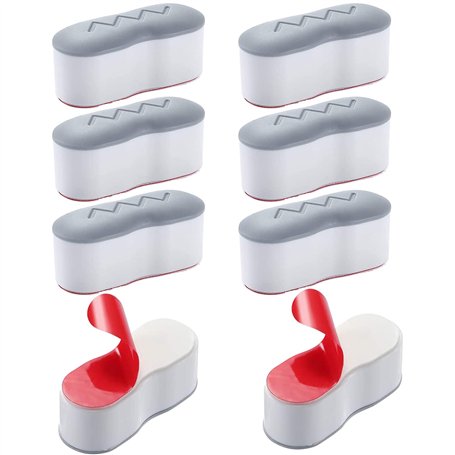 Lot de 8 pare-chocs universels de rechange pour siège de toilette avec adhésif puissant pour la maison