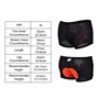 Unisexe Cyclisme sous-Vêtements Polyester Lycra Éponge 3D Rembourré Vélo Équitation Shorts Pantalon M - XXXL(XXXL)