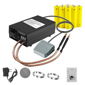 KYZTMHC Machines à souder Laser manuelles Machine à souder par Batterie 8000 W avec pédale – soudeuse par Points avec Bande de N