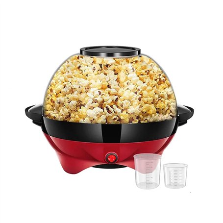 luckxuan Machine a Pop Corn Mini Machine à Pop-Corn électrique Domestique