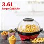 luckxuan Machine a Pop Corn Mini Machine à Pop-Corn électrique Domestique, capacité Automatique, Cuisine, Bricolage, collation, 