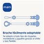 attache tétine à longueur réglable