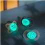 MAM Original Night Lot de 2 tétines lumineuses en silicone SkinSoft avec étui porte-sucette 6 mois neutre