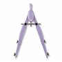 Aristo AR55822 Topline Mat Series Compas à réglage rapide (cercles jusqu'à 370 mm de diamètre, mines de rechange, branches en zi