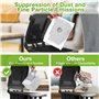 Lot de 4 sacs d'aspirateur pour irobot pour roomba i7 i7+ i7 plus s9 s9+ i3 i3+ i4 i4+ i6 i6+ i8 i8+ j7 j7+, sac de rechange pou