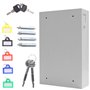 Rottner Coffre à clés Keytronic 100 en acier gris - Serrure électronique mécanique - Porte-clé réglable - 100 crochets - 100 por