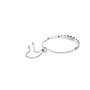 Swarovski Bracelet Tennis Imber, Tailles rondes mixtes, Blanc, Métal rhodié