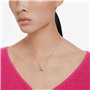 Swarovski Pendentif Bella V, Taille ronde, Rose, Métal rhodié
