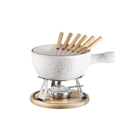 MÄSER Pintar 935480 Service à fondue au fromage vintage en céramique pour 6 personnes