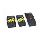 Pédales de Voiture,Couvre Pédale 3pcs Noir Racing Non-Slip manuel d'embrayage en métal de frein de voiture Accélérez Pédales