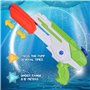 MOZOOSON 2 x1000ML Pistolet à Eau, Pistolets a Eau Enfants Adulte, Grande Capacité Water Blaster pour la Plage Extérieure, Longu