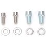 Rallonge de rétroviseur, 10 mm 8 mm Kit d'adaptateur de rétroviseur de moto Riser Mount Extender