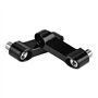 Rallonge de rétroviseur, 10 mm 8 mm Kit d'adaptateur de rétroviseur de moto Riser Mount Extender