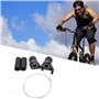 Kuuleyn Vélo de Montagne Speed Shifter Caoutchouc Shell Dérailleur Levier de Changement de Vitesse à Droite Poignée de vélo Twis