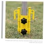 WENFEN Pince de Fixation de Support de Parasol, 2 pièces, fixateur de Poteau d'auvent, Accessoire de Baignoire Coupe-Vent, Chais