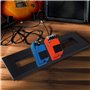 Pédalier d'effets pour Guitare, Pédalier Professionnel en Alliage léger avec Pince à Ruban pour pédale d'effets de Guitare élect