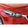 ADOPAC Voiture Phares Covers pour Mazda 3 Axela 2017-2019,Ombre Transparent Lampe Frontale Lampe Shell Ombre Étanche Feu Ampoule