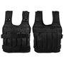 Aigid Gilet lesté，Veste de Musculation en Tissu Oxford Robuste de 50 kg pour Le Fitness