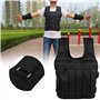 Aigid Gilet lesté，Veste de Musculation en Tissu Oxford Robuste de 50 kg pour Le Fitness