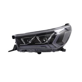 Voiture Ensemble De Phares pour Toyota pour Hilux 2015-2019 Voiture Style Voiture Phare Assemblage LED Lampe Frontale Voiture Tu
