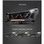 Voiture Ensemble De Phares pour Toyota pour Hilux 2015-2019 Voiture Style Voiture Phare Assemblage LED Lampe Frontale Voiture Tu