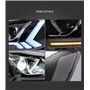 Voiture Ensemble De Phares pour Toyota pour Hilux 2015-2019 Voiture Style Voiture Phare Assemblage LED Lampe Frontale Voiture Tu