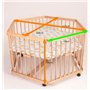 Parc hexagonal, en bois
