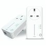 Strong Powerline 600 V2.0 Lot de 2 adaptateurs Homeplug Passthrough Starter Kit