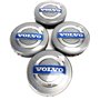 ZUOBYMBC 4 Pièces Cache-Moyeu pour Volvo XC90 V40 V50 V60 V70 V90 C30 C40 C70 64mm