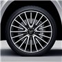 SkinoEu 4 x 75mm Enjoliveur Cache Moyeux Capuchon Compatible avec Mercedes Centre de Roue pour Alliage Jantes B66470207 / B66470