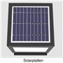 AWISAWIS Lampe solaire pour poteau extérieur en ABS étanche Noir Lampe de jardin minimaliste Lampe solaire solaire pour extérieu