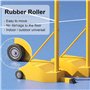 Poteaux de badminton pour jardin, support de badminton robuste avec filet pour intérieur ou extérieur, hauteur réglable, kit d'e