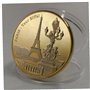 Pinicecore - Eiffel Collection Collection Gold Souvenirs Connexion Célèbre Collection Bâtiments Art Pièce Commémorative
