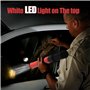 Telituny Bâton de feux de circulation, LED bâton de signalisation lampe de poche baguette de contrôle des feux de circulation ai