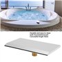Hapivida Cascade Déversoir Lame G1/2 Filetage Externe Bassin Cascade Cascade 19cm Fontaine de Piscine en Acier Inoxydable pour P