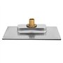 Hapivida Cascade Déversoir Lame G1/2 Filetage Externe Bassin Cascade Cascade 19cm Fontaine de Piscine en Acier Inoxydable pour P