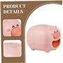 Éplucheur de graines de tournesol, éplucheur électrique en forme porc mignon, 4 trous automatiques, détachables et faciles à net